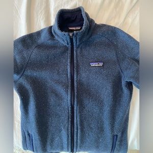 Patagonia women’s XS better sweater full zip navy